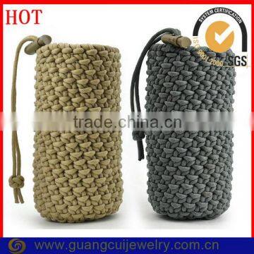Fashion parachute rope woven outdoor emergency survival bottle shrink wrap sleeves