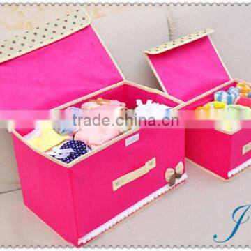 Best Sale Fabric Folding Non - Woven Cloth Storage Box With High quality