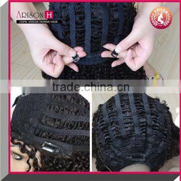 Cheap Afro Kinky Curl U Part Wig Virgin Indian Hair