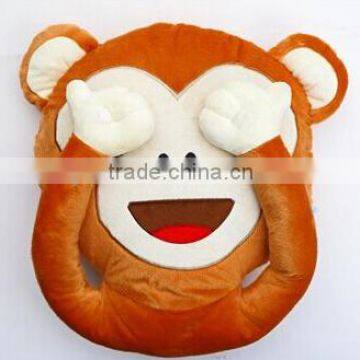 Plush Emoji Pillows/High Quality Plush Emoji Pillow/plush Monkey Emoji Pillow photo-2