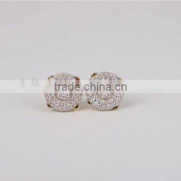 Micro Pave Setting Cheap Fashion Jewelry Stud Erring Made in China photo-2