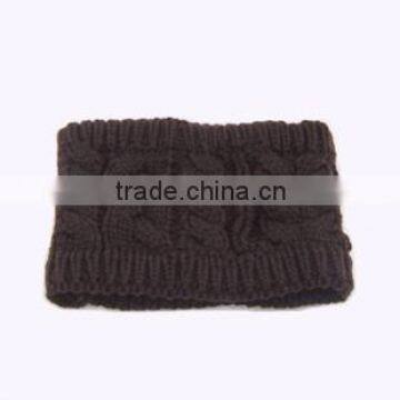Popular New Arrival Black Color Wool Knitted Girl Winter Headband photo-4