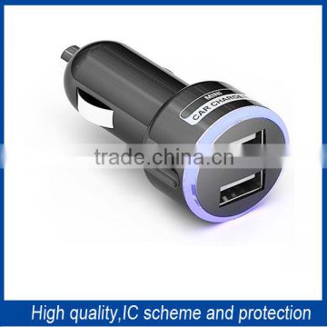 Universal 2.5A car usb charger with led light                        
                                                Quality Choice