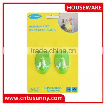 2016 China best quality permanent plastic hook OEM color