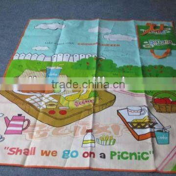 printed beach mat/ non woven beach mat/ pp woven beach mat