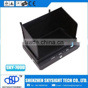 SKY-700D 7' lcd FPV 5.8G 32CH Diversity receiver ,monitor and dvr for RC Airplane Helicopter