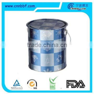 Hot selling stainless steel bucket mini tin pail with lid handle