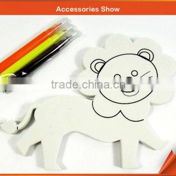 lovey lion painting arts and crafts, drawing toy for kids