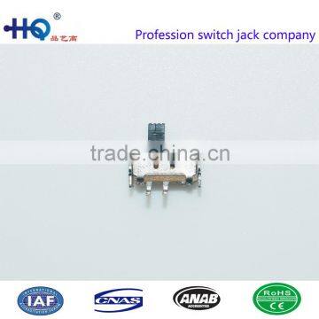 High quality horizontal 2 positions slide switches, 1p2t slide switches, SS-12D31