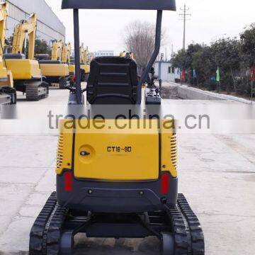 1.7ton Zero Swing Mini Excavator Tier III Engine Rubber Track Bucket 400mm Width Canopy or Cabin photo-6
