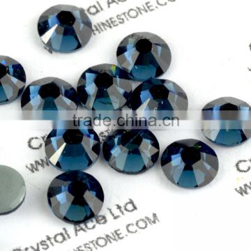 High Quality Montana crystal rhinestones hotfix strass