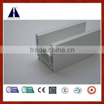 hot sale 2 tracks white sliding plastic profiles for window frame