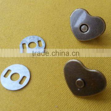Heart Shape Magnet Snap Button For Handbag -- SN1520 photo-2