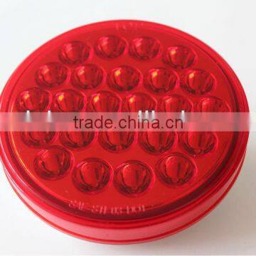 12/24V New led tail lights red round shape led light for truck/trailer