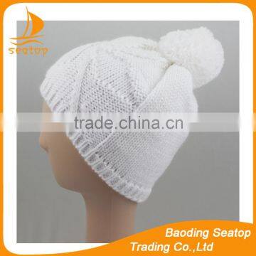 2016 hot saler knitted women winter hat