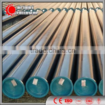 API 5L black seamless steel pipe st52