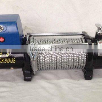 NEW 13000lb Offroad Recovery Winch Aluminum Control Box on Motor Top