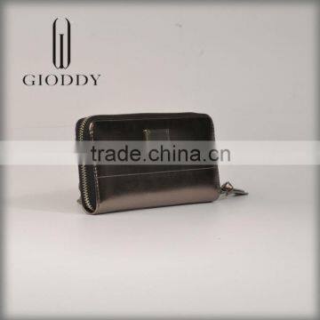 Leather made new fashion money clip credit card holder