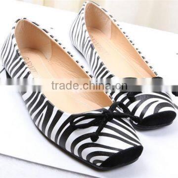 Multifunctional ladies fancy flat shoes shoes women leather for wholesales XT-DA0950