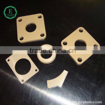 Abrasion Resistance PEEK Plastic Block by CNC Machining photo-5