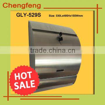 Hot Sale Wall Mounted Stainless Steel Mailbox photo-4