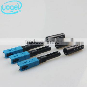 FTTH high quality SC PC field assembly Fast connector fiber optic media converter rj45 sc connector