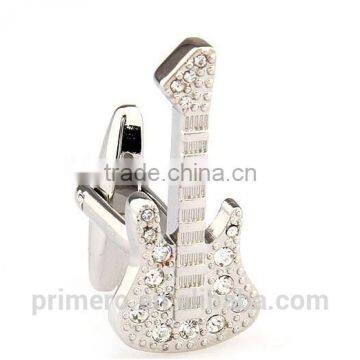 PRIMERO 2015 Jewelry Acoustic Guitar Cufflinks Crystal Guitar Cufflinks Sports Cufflinks Fashion Clothing Luxury Gift Cufflinks photo-6