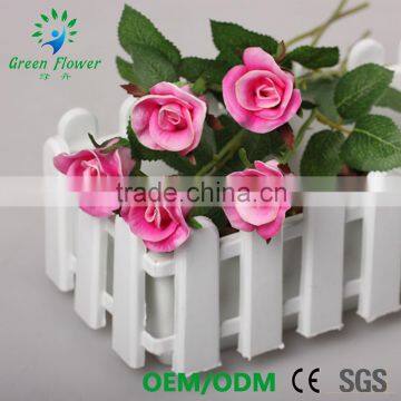Greenflower 2016 Wholesale Real Touch Latex PU China 40CM Artificial Flowers Rose Half Blooming for Wedding Decoration photo-3