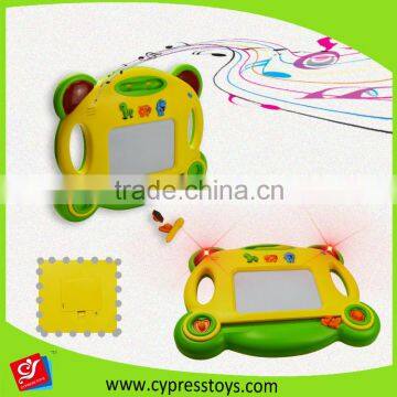 Hot Selling Item Magnetic Erasable Colorful Drawing Board With Light and Sounds photo-5