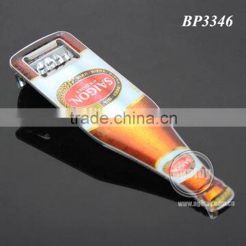 Promotion Vietnam Saigon Souvenirs Bottle Shaped Printing Stainless Steel Metal Custom Beer Shape Opener photo-6