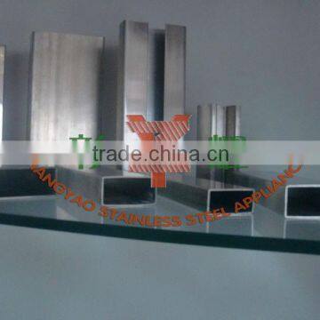 stainless steel rectangular mirror pipe