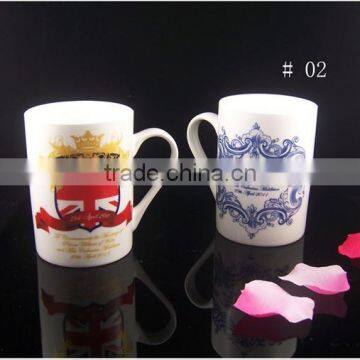 2013 fashional ceramic coffee cup /white coated coffee cup