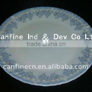 ELEGANT OPAL GLASS FLAT PLATE