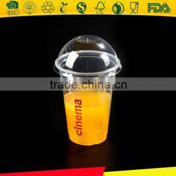plastic cup disposable/16oz plastic cups with lids and straws wholesale