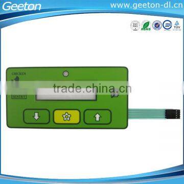 OEM Polyester Snap Dome Flat Button Membrane Switch Panel