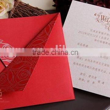 Personalized Folded Wedding Invitation Card Guangzhou photo-4