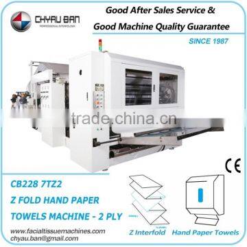 Bundle Package Z Folding Lamiation Hand Paper Towels Dispenser Machine
