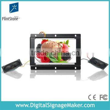 open frame 7 inch lcd flintstone cheap body activated lcd display