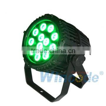 12*18W RGBAW+UV 6 in 1 water proof LED par can stage light for outdoor up lighting