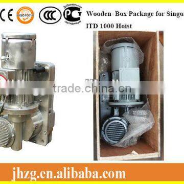 Traction Hoist for Suspended Platform