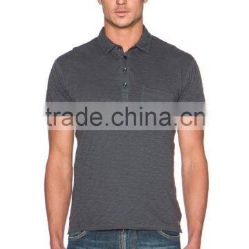 100 Cotton Fabrics For Polo Shirts With Pockets Wholesale From China Short Sleeve Men 200 Gsm Polo T-Shirt