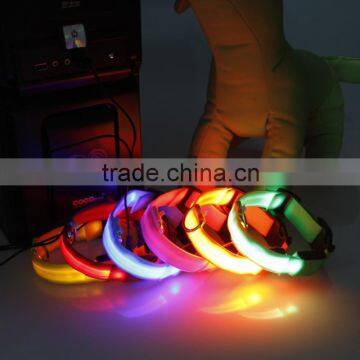 led usb rechargeable dog collar waterproof usb pet dog collar