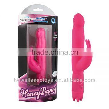 Rabbit Vibrator with Rabbit Ears Vibrator Sex Toy For Women