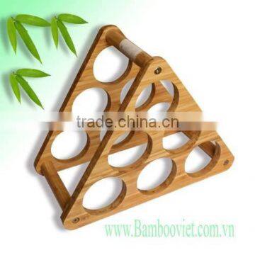 2016 Hot Bamboo Wine Shelf with high quality