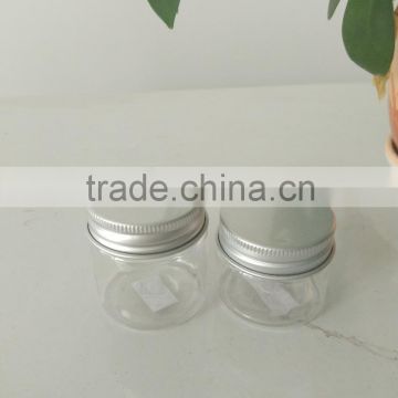 20g/30g empty clear plastic PET cosmetics Jar Made in China