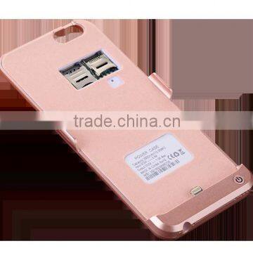 Creative 3500mah backup battery charging case for iphone 6 6 s