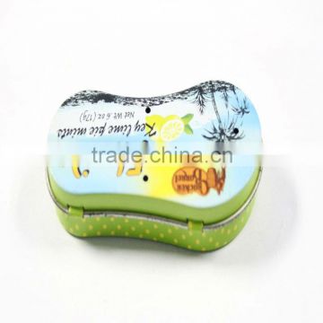 The new design of the shoe shape tin box