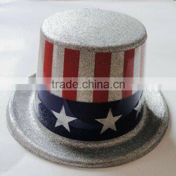 America national day glitter party hat