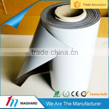 flexible magnetic rubber sheet roll laminated with self adhesive                        
                                                Quality Choice