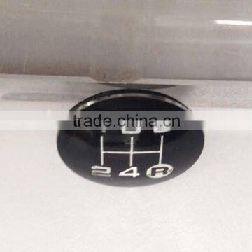 Custom 3d Acrylic Chrome Car Round Logo Bumper Sticker Badge photo-4